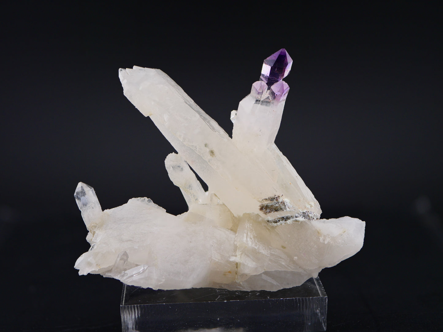 Amethyst Scepter with Hematite, Denny Mountain, King Co., Washington, US
