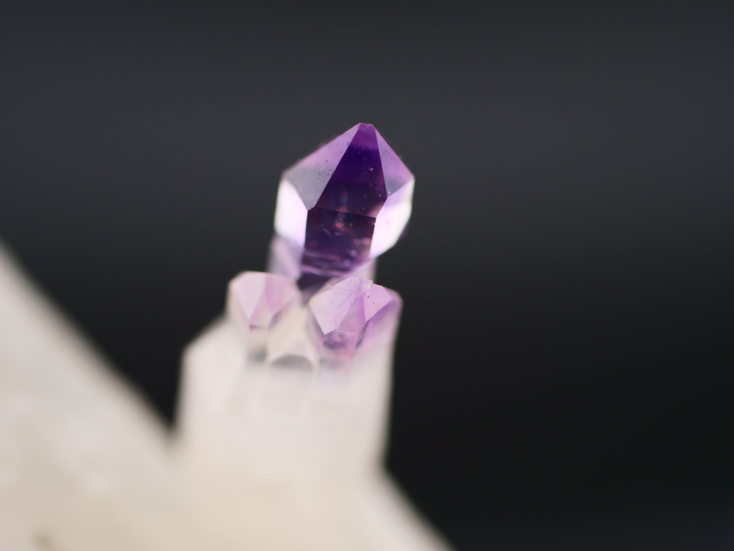 Amethyst Scepter with Hematite, Denny Mountain, King Co., Washington, US