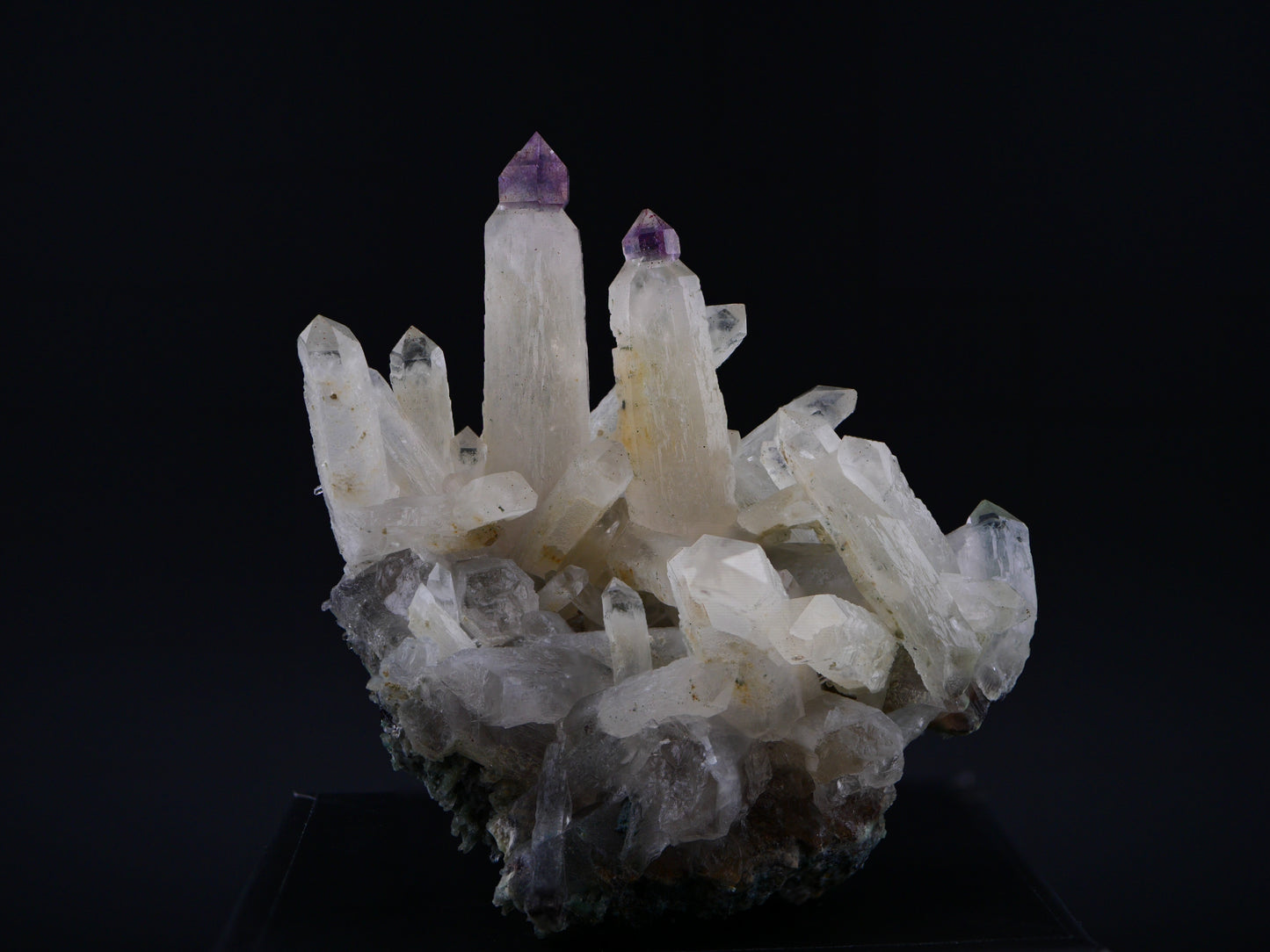 Amethyst Scepters with Hematite, Denny Mountain, King Co., Washington, US