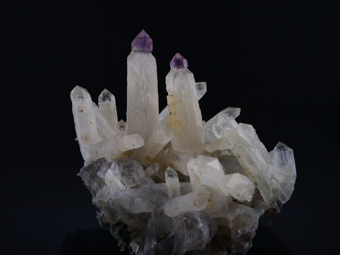 Amethyst Scepters with Hematite, Denny Mountain, King Co., Washington, US