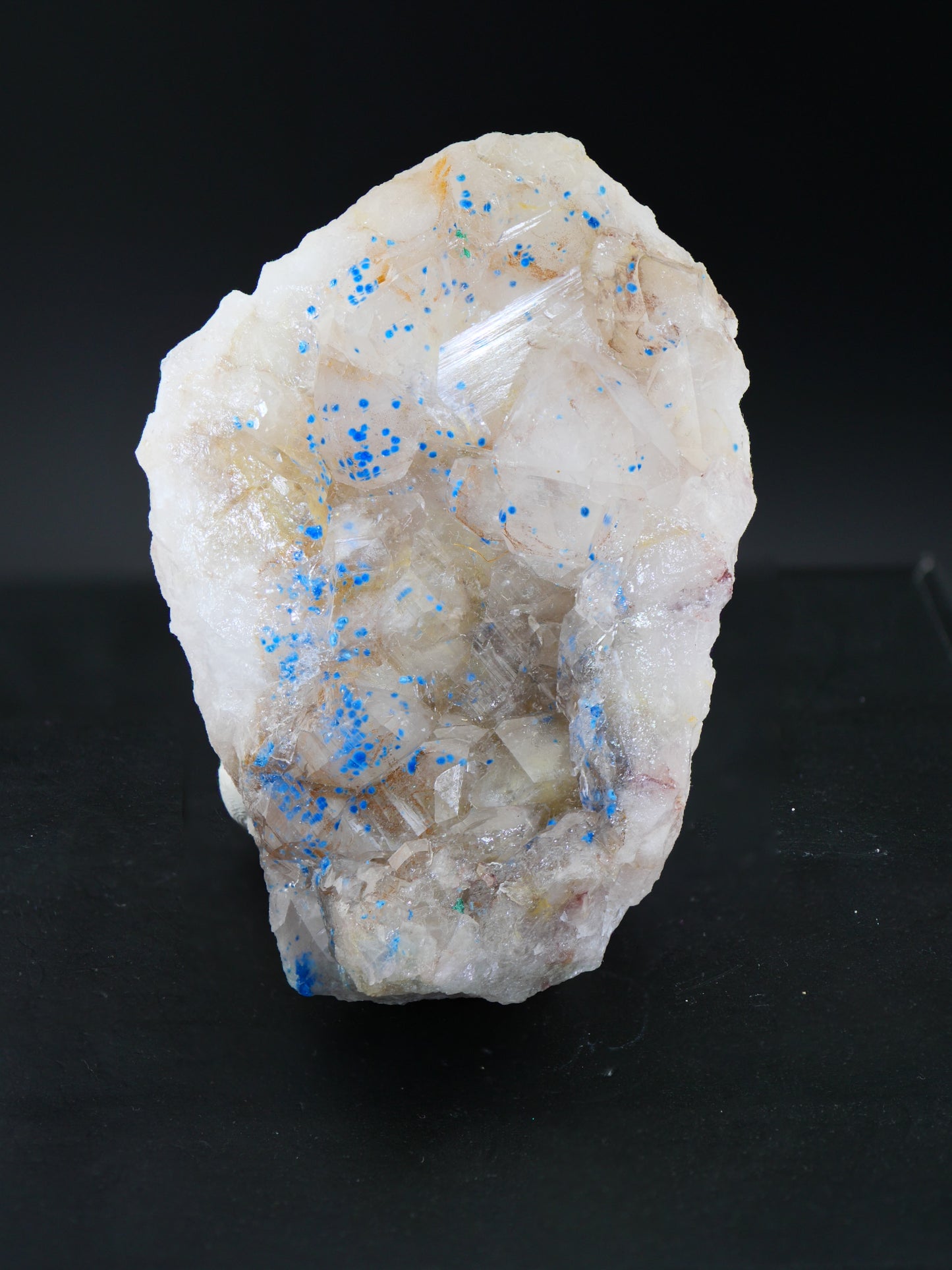 Shattuckite in Quartz, Kunene Region, Namibia