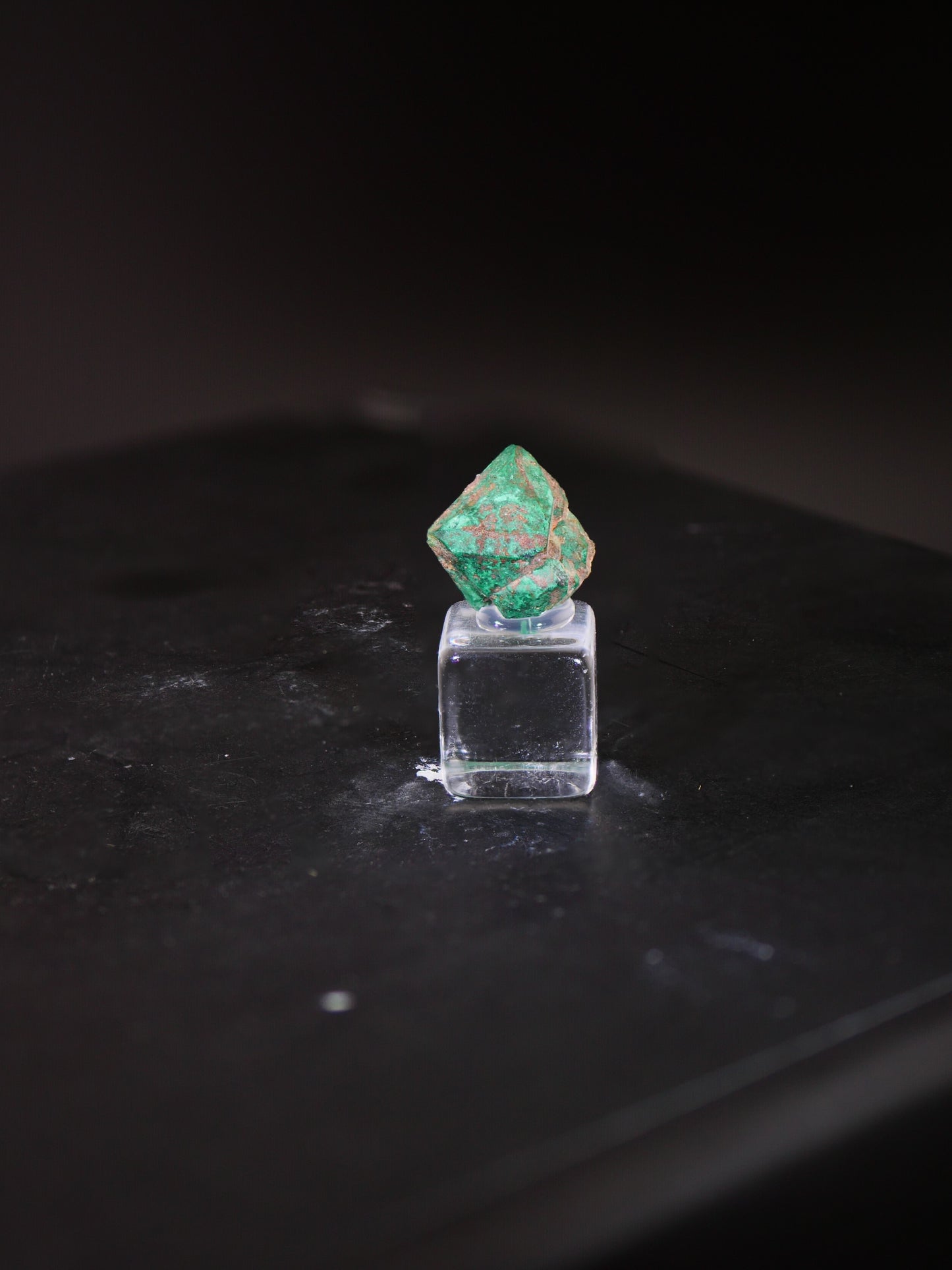 Malachite after Cuprite Pseudormoph, Chessy-les-Mines, Rhone, Rhone-Alpes, France