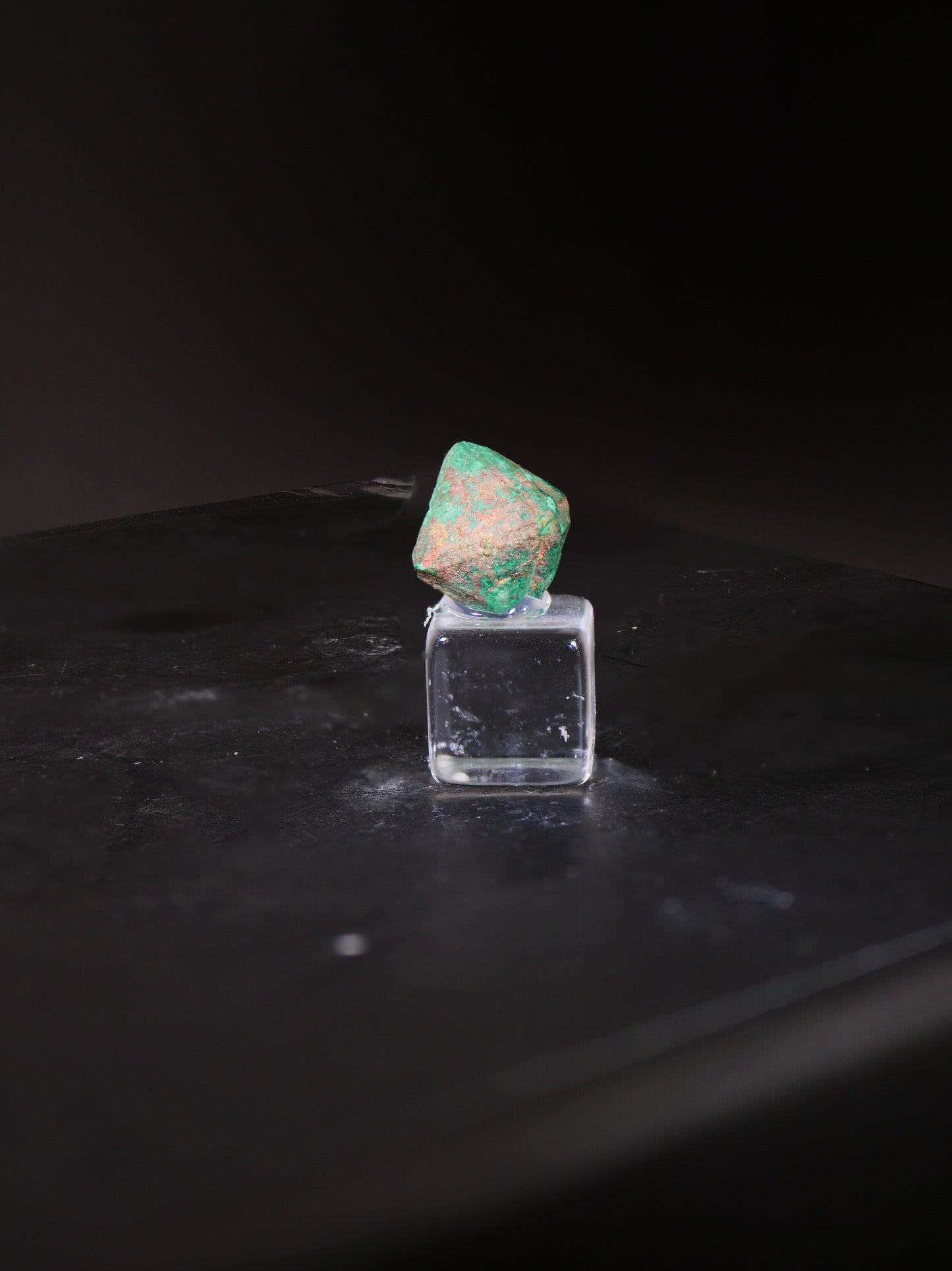 Malachite after Cuprite Pseudormoph, Chessy-les-Mines, Rhone, Rhone-Alpes, France