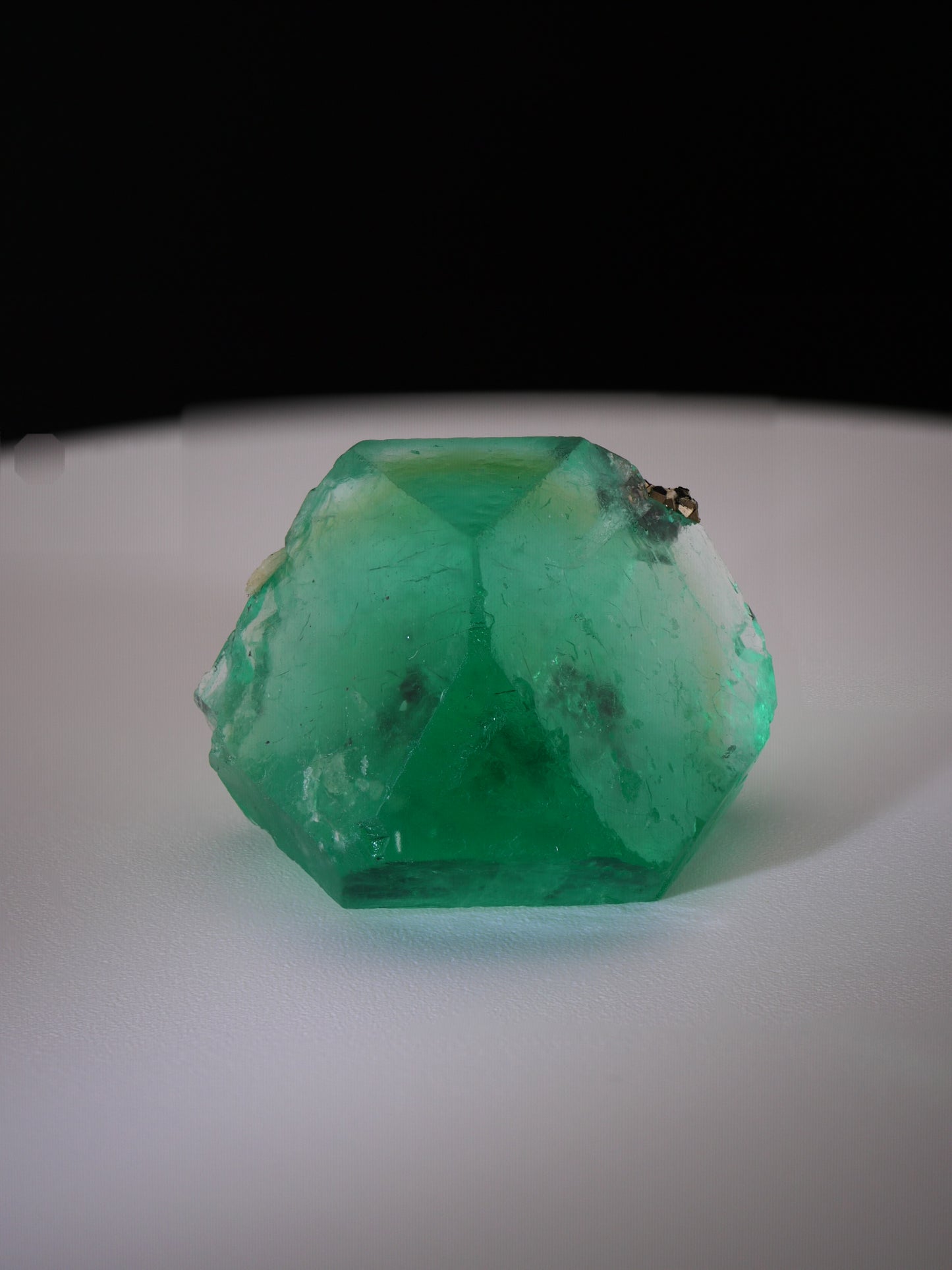 Fluorite and Pyrite, Milpo mine, Atacocha, Pasco Prov., Peru