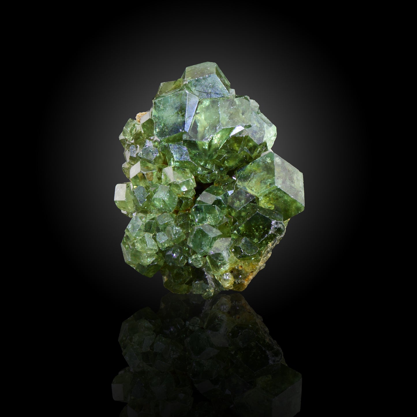 Demantoid, Antetezambato Demantoid-Topazolite Mine, Antsakoamanondro, Ambanja District, Diana, Madagascar