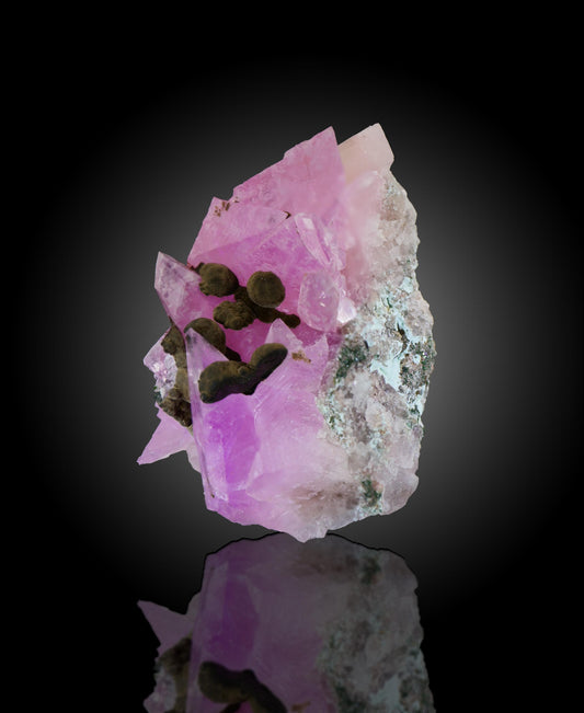 Cobaltoan Calcite and Kolwezite, Mashamba West Mine, Lualaba, DRC