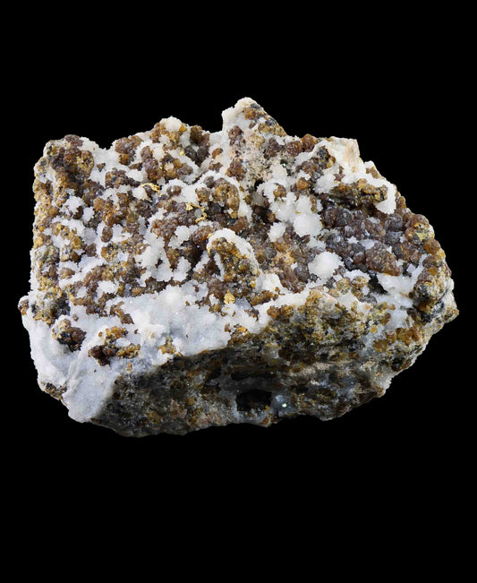 Gold on Sphalerite and Quartz, Rosia Montana, Alba Co., Romania