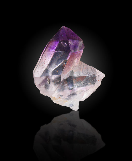 Amethyst Japan Law Twin, Marovoalavo Mine, Andilamena, Madagascar