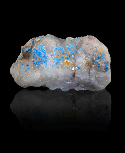 Shattuckite in Quartz, Kunene Region, Namibia