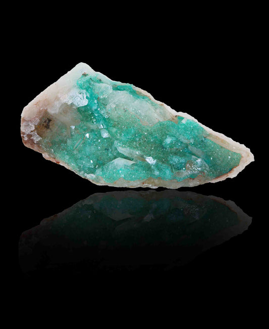 Dioptase in Quartz, Kunene Region, Namibia