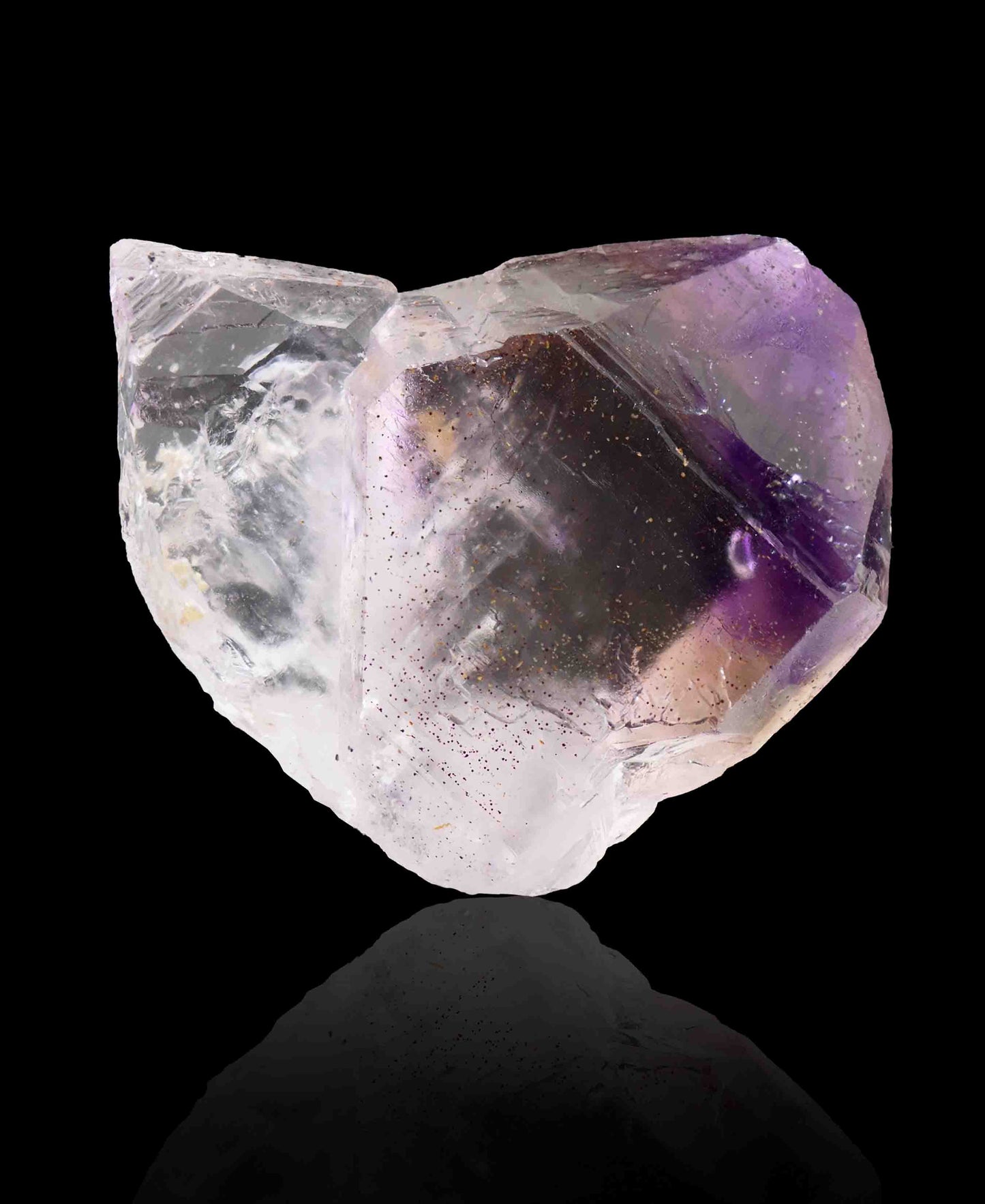 Amethyst Japan Law Twin, Marovoalavo Mine, Andilamena, Madagascar
