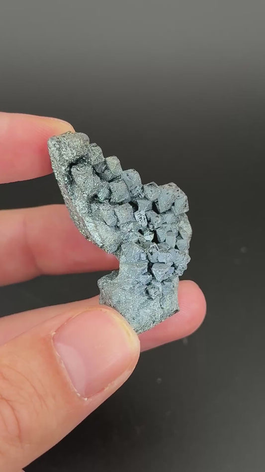 Hematite pseudomorph after Magnetite, Payún Matrú Volcano, Agua Escondida Dist., Malargüe Dept., Mendoza Prov., Argentina