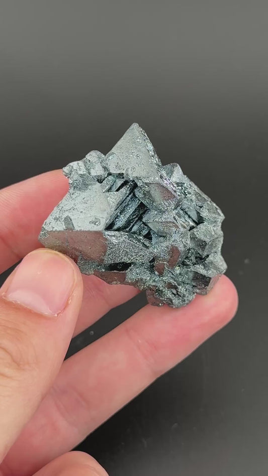 Hematite pseudomorph after Magnetite, Payún Matrú Volcano, Agua Escondida Dist., Malargüe Dept., Mendoza Prov., Argentina