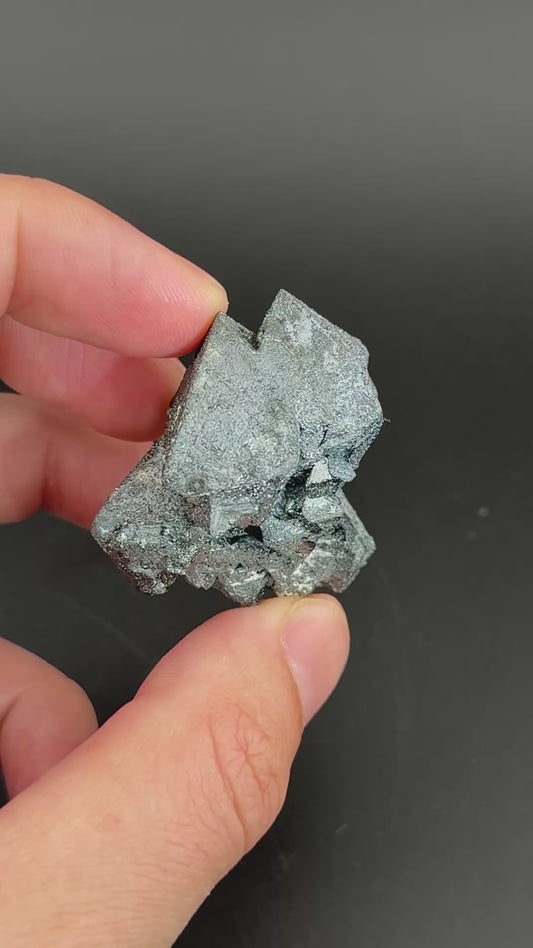 Hematite pseudomorph after Magnetite, Payún Matrú Volcano, Agua Escondida Dist., Malargüe Dept., Mendoza Prov., Argentina