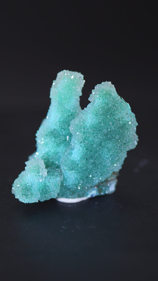 Chrysocolla, Malachite and Quartz pseudomorph after baryte, Lupoto Mine, Kakumba, Kipushi Territory, Haut-Katanga, DR Congo