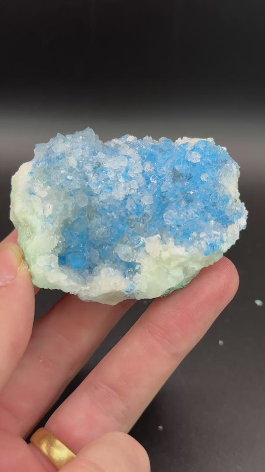 Shattuckite and Quartz, Kunene Region, Namibia
