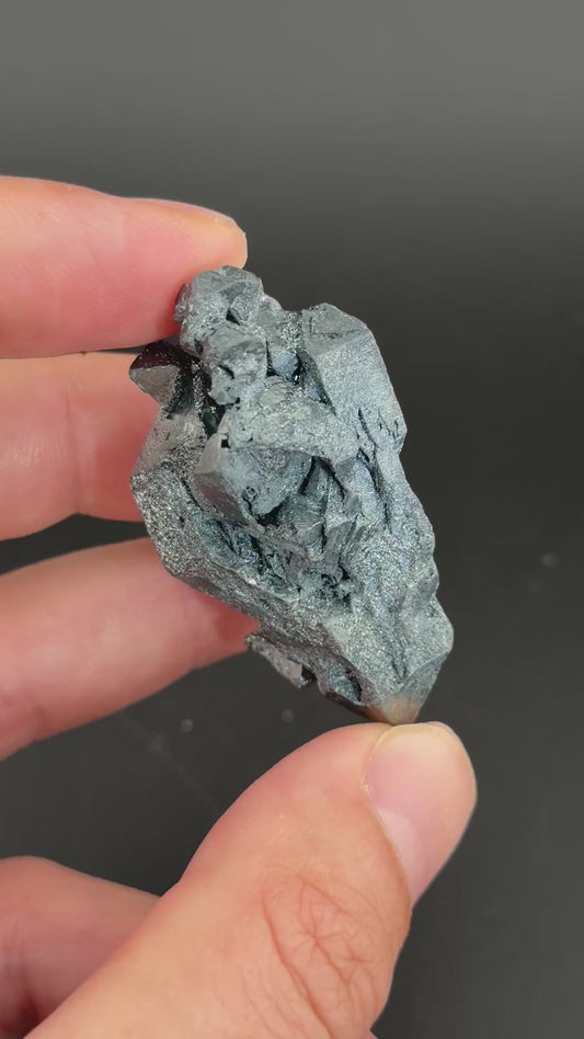 Hematite pseudomorph after Magnetite, Payún Matrú Volcano, Agua Escondida Dist., Malargüe Dept., Mendoza Prov., Argentina