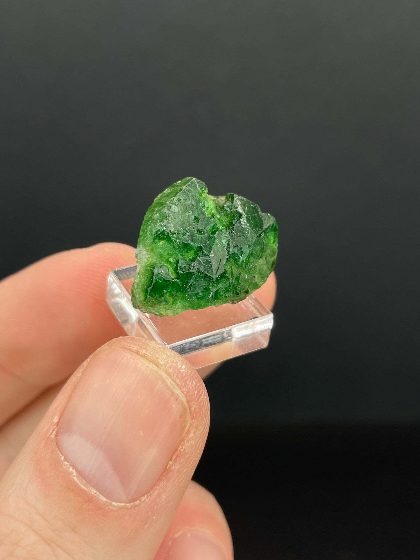 Chrome Dravite Tourmaline Crystal, Tanzania