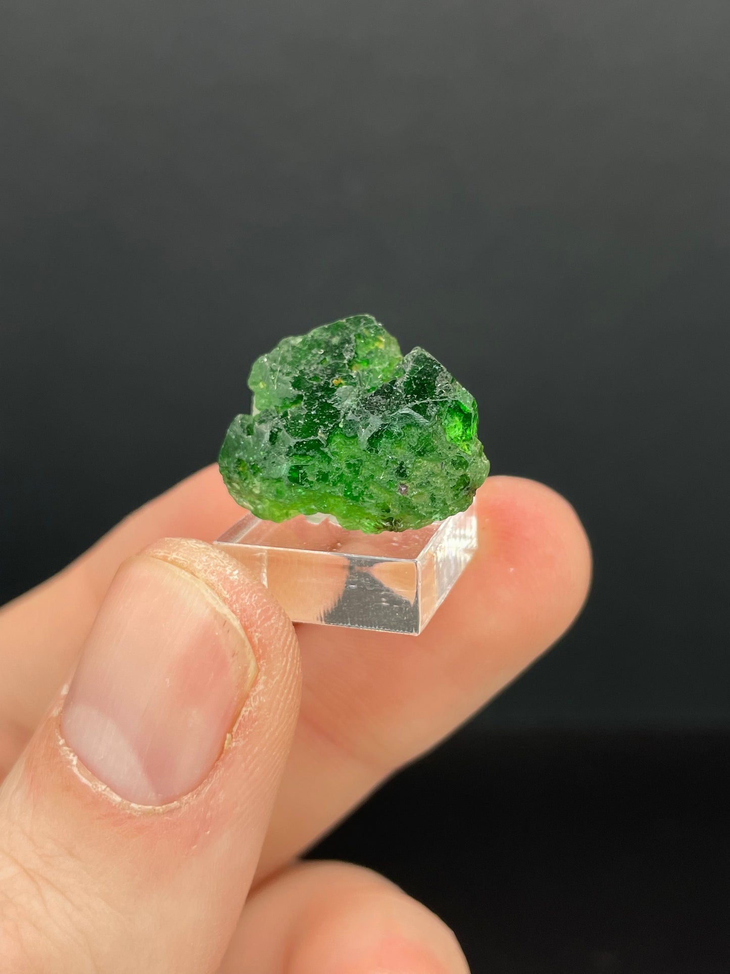 Chrome Dravite Tourmaline Crystal, Tanzania